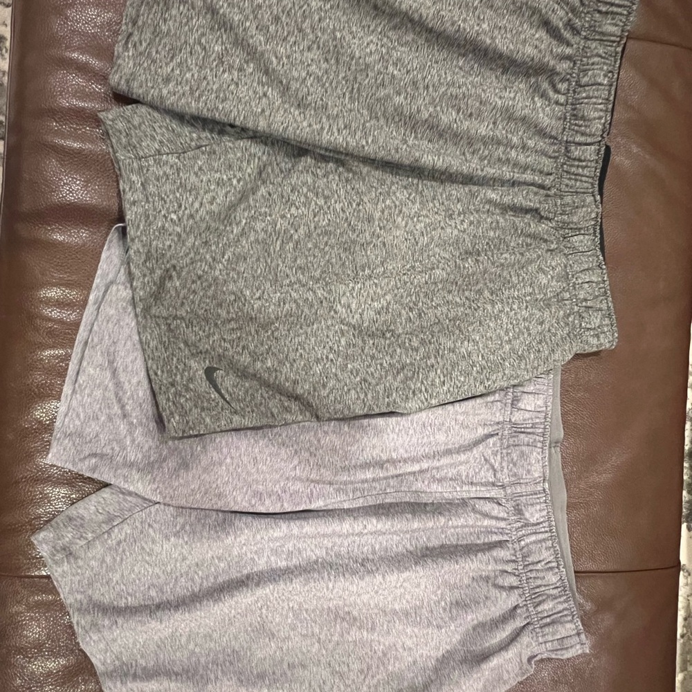 Nike Gray Athletic Shorts Set